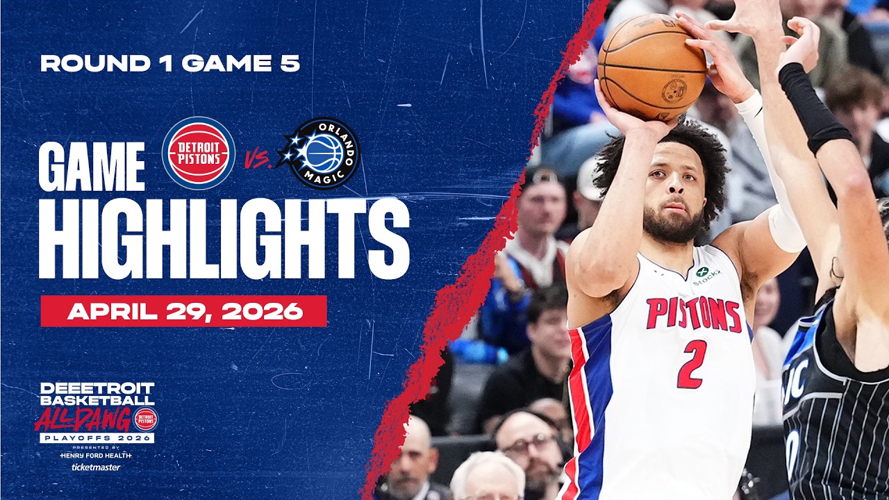 Detroit Pistons vs. Orlando Magic | GAME HIGHLIGHTS | 04.29.26 Detroit Pistons vs. Orlando Magic | GAME HIGHLIGHTS | 04.29.26