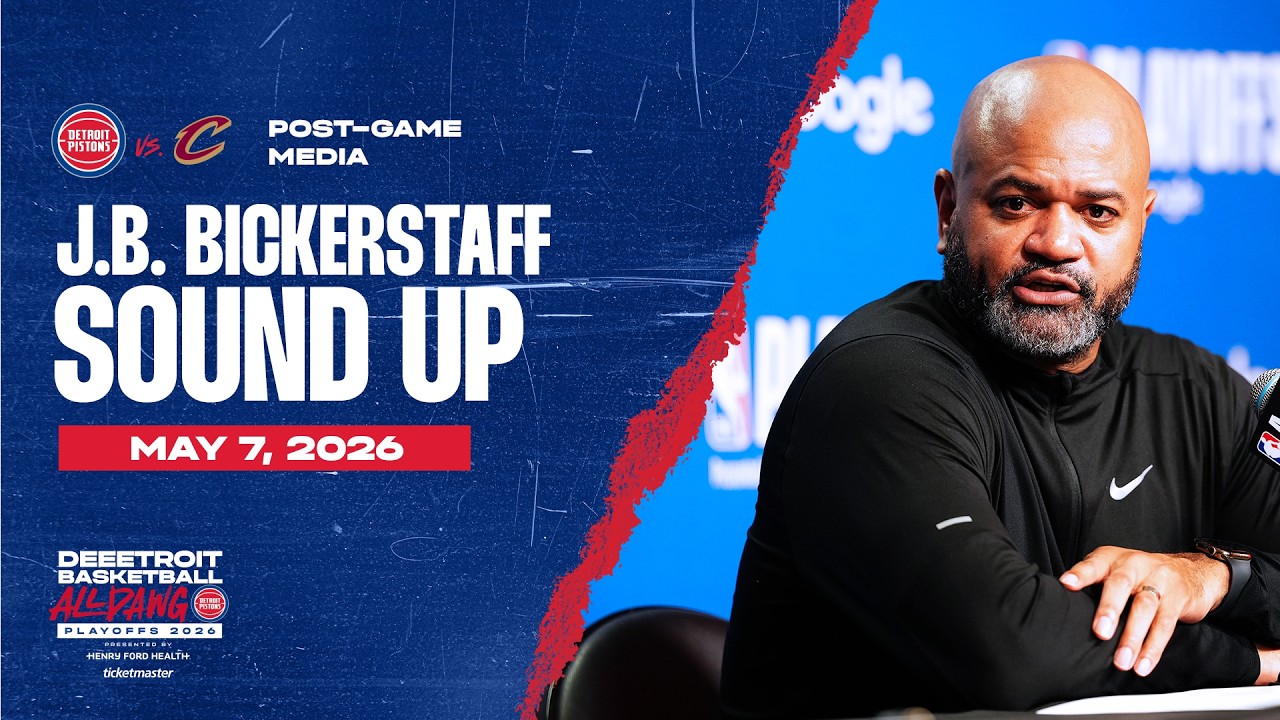 Game 2 Round 2: Post-Game Press Conference: J.B. Bickerstaff | Pistons vs. Cavs | 05.07.26 Game 2 Round 2: Post-Game Press Conference: J.B. Bickerstaff | Pistons vs. Cavs | 05.07.26