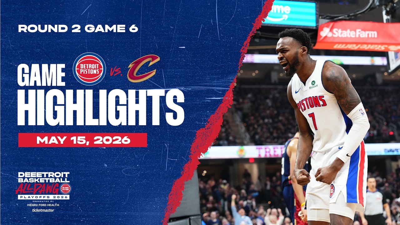 Pistons Force Game 7 | Detroit Pistons vs. Cleveland Cavalier’s GAME HIGHLIGHTS | 05.15.26 Pistons Force Game 7 | Detroit Pistons vs. Cleveland Cavalier’s GAME HIGHLIGHTS | 05.15.26