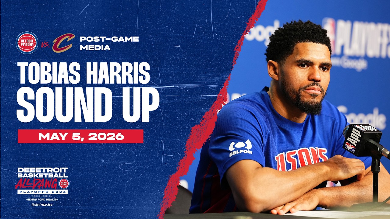 Game 1 Round 2: Post-Game Press Conference: Tobias Harris | Pistons vs. Cavs | 05.05.26 Game 1 Round 2: Post-Game Press Conference: Tobias Harris | Pistons vs. Cavs | 05.05.26
