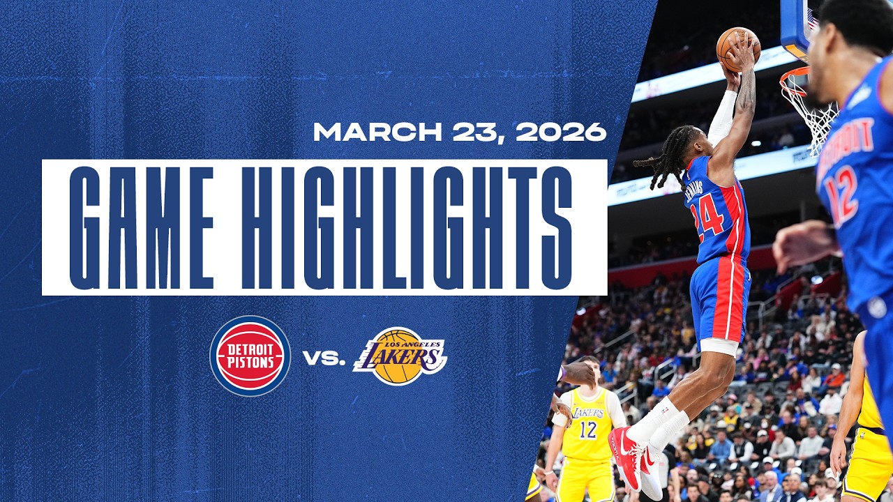 Pistons Snap Lakers 9-Game Win Streak | Game Highlights | 03.23.2026 Pistons Snap Lakers 9-Game Win Streak | Game Highlights | 03.23.2026