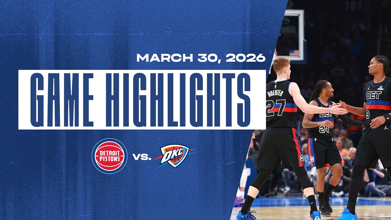 Overtime Thriller | Detroit Pistons vs. OKC Thunder Highlights | 3.30.26 Overtime Thriller | Detroit Pistons vs. OKC Thunder Highlights | 3.30.26