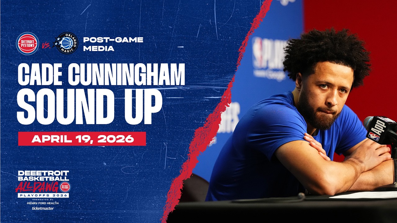 Post-Game Press Conference: Cade Cunningham | Pistons vs. Magic | 04.19.26 Post-Game Press Conference: Cade Cunningham | Pistons vs. Magic | 04.19.26