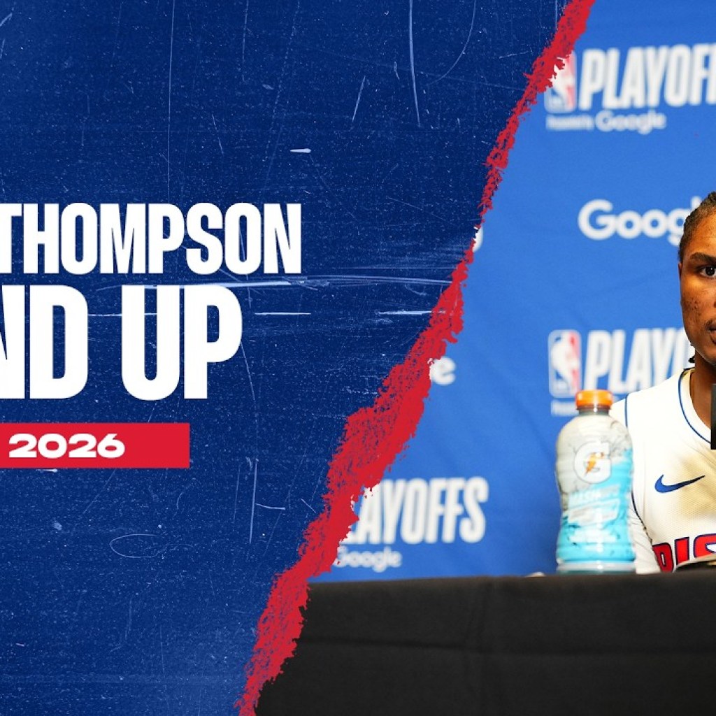 Round 2 Game 3: Post-Game Press Conference: Ausar Thompson | Pistons vs. Cavs | 05.09.26 Round 2 Game 3: Post-Game Press Conference: Ausar Thompson | Pistons vs. Cavs | 05.09.26