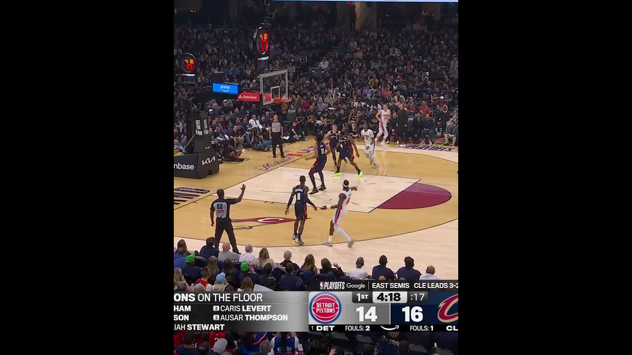 Game 6: 1st Quarter Top Plays | Pistons vs. Cavs #nba #pistons #nbaplayoffs Game 6: 1st Quarter Top Plays | Pistons vs. Cavs #nba #pistons #nbaplayoffs