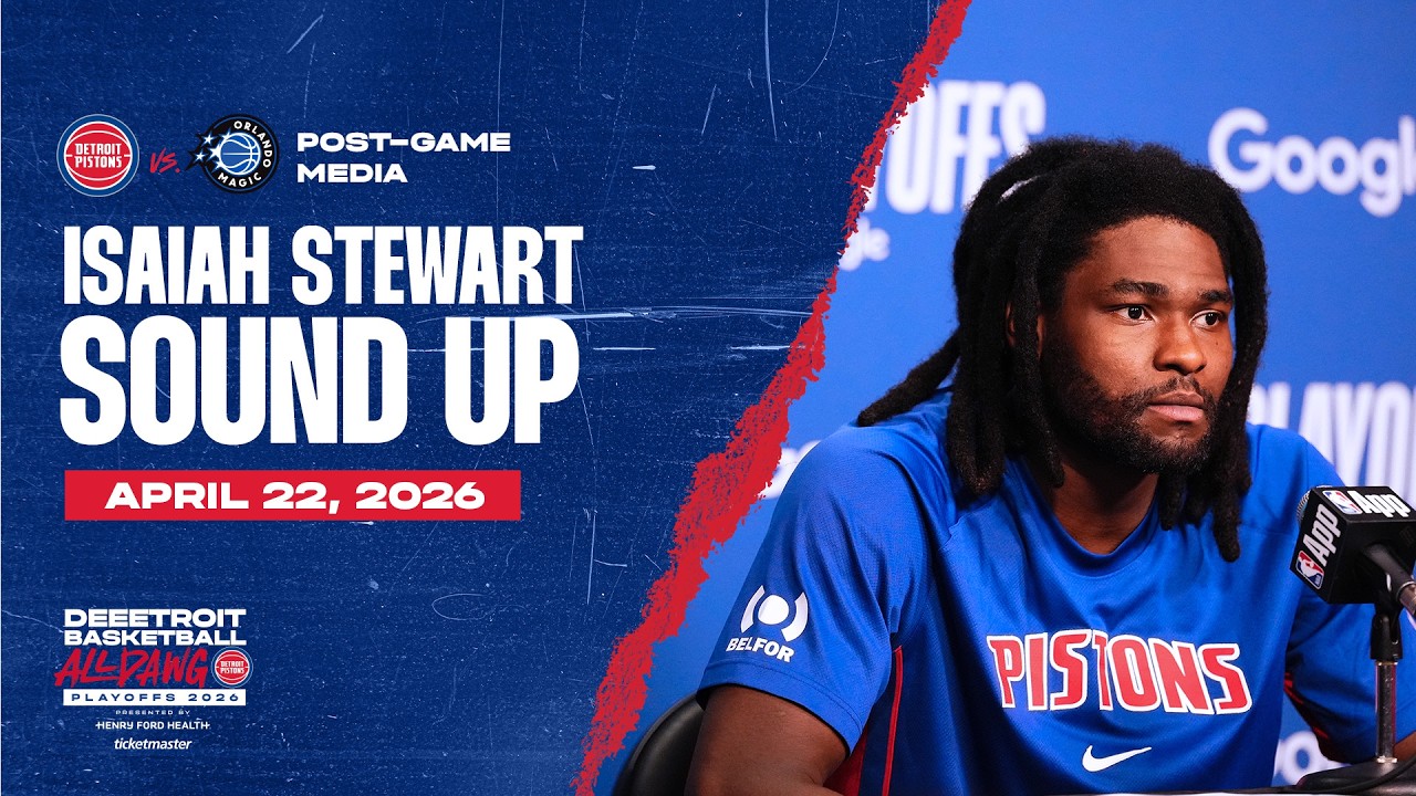Post-Game Press Conference: Isaiah Stewart | Pistons vs. Magic | 04.22.26 Post-Game Press Conference: Isaiah Stewart | Pistons vs. Magic | 04.22.26