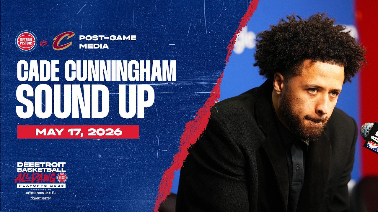 Round 2 Game 7: Post-Game Press Conference: Cade Cunningham | Pistons vs. Cavs | 05.17.26 Round 2 Game 7: Post-Game Press Conference: Cade Cunningham | Pistons vs. Cavs | 05.17.26