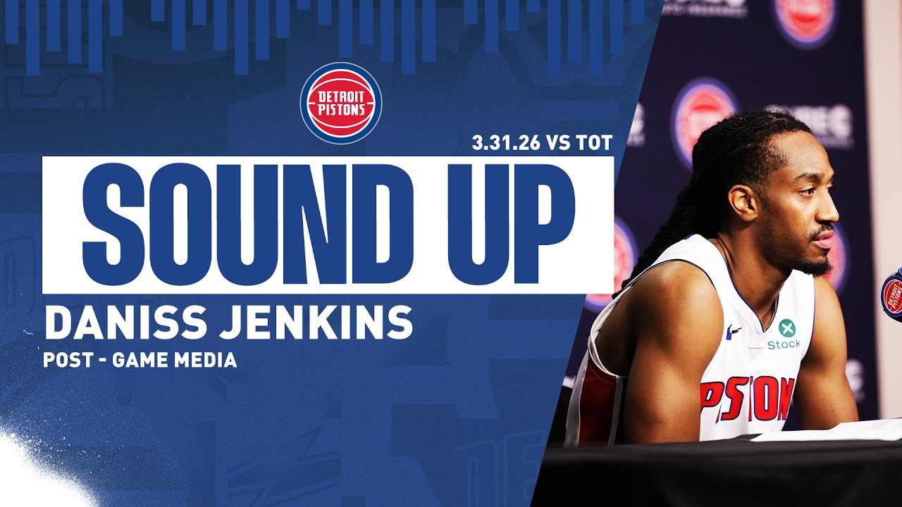 Post-Game Press Conference: Daniss Jenkins | Pistons vs. Raptors | 03.31.26 Post-Game Press Conference: Daniss Jenkins | Pistons vs. Raptors | 03.31.26