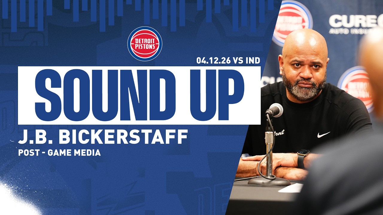 Post-Game Press Conference: J.B. Bickerstaff | Pistons vs. Pacers | 04.12.26 Post-Game Press Conference: J.B. Bickerstaff | Pistons vs. Pacers | 04.12.26