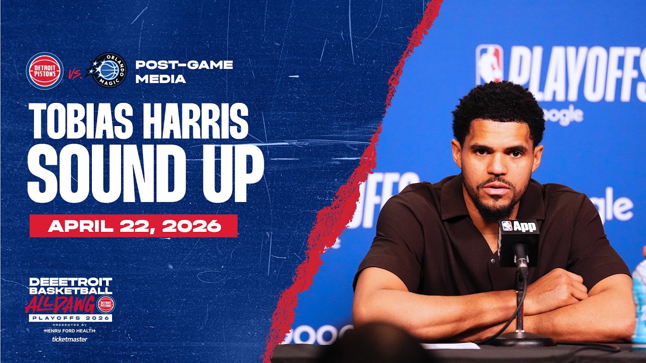 Post-Game Press Conference: Tobias Harris | Pistons vs. Magic | 04.22.26 Post-Game Press Conference: Tobias Harris | Pistons vs. Magic | 04.22.26