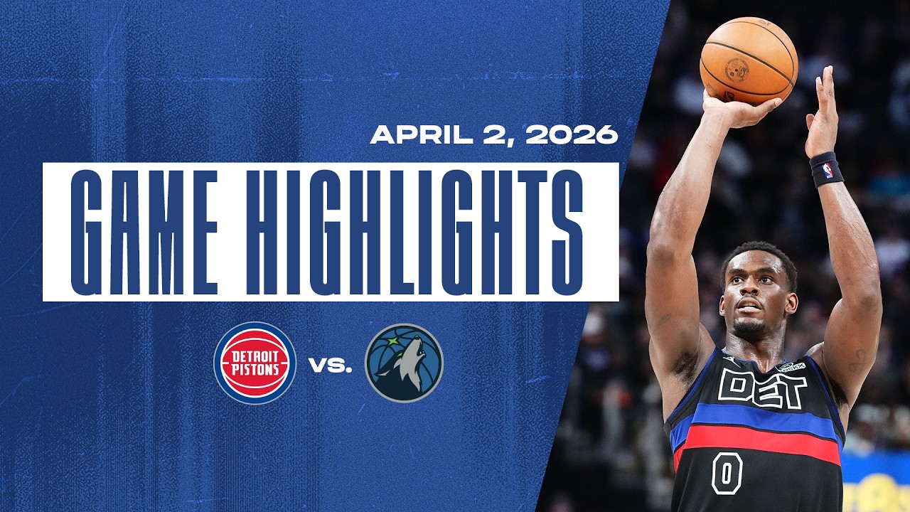 Detroit Pistons vs. Minnesota Timberwolves | GAME HIGHLIGHTS | 04.02.26 Detroit Pistons vs. Minnesota Timberwolves | GAME HIGHLIGHTS | 04.02.26