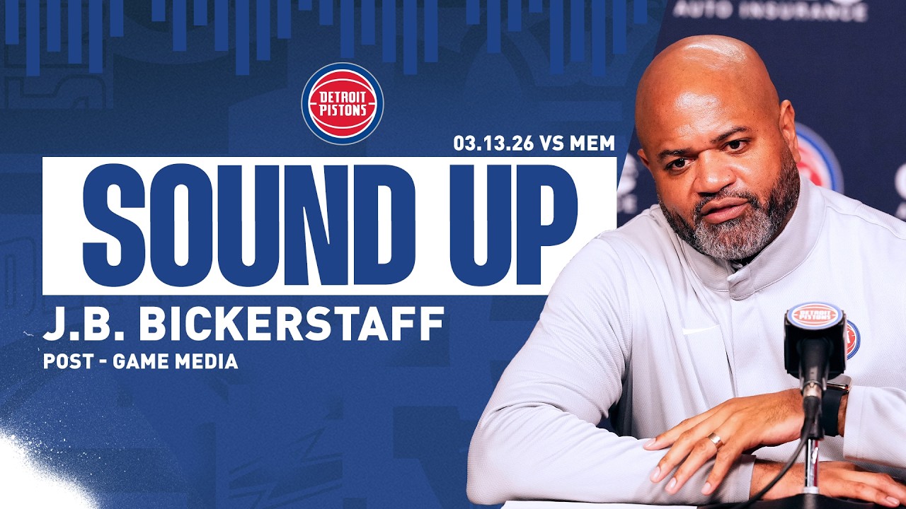 Post-Game Press Conference: J.B. Bickerstaff | Pistons vs. Grizzlies | 03.13.26 Post-Game Press Conference: J.B. Bickerstaff | Pistons vs. Grizzlies | 03.13.26