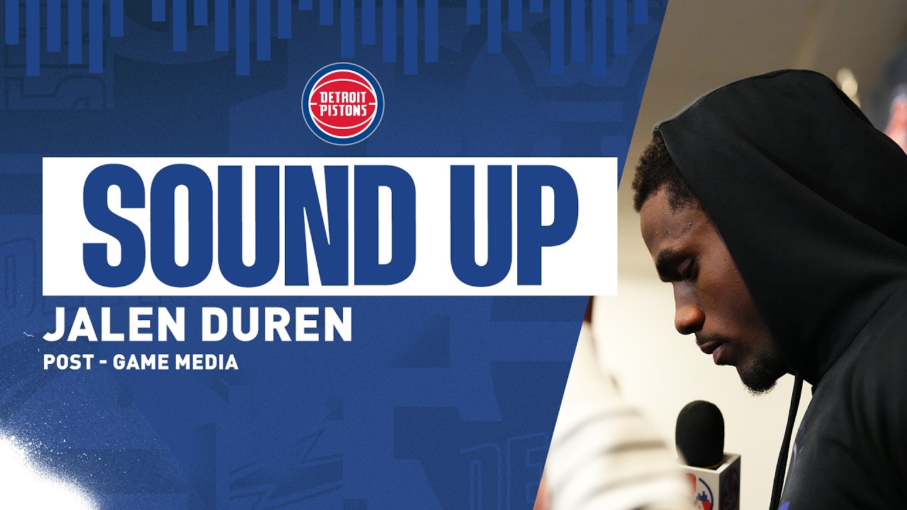 Post-Game Press Conference: Jalen Duren | Pistons vs. 76ers | 04.04.26 Post-Game Press Conference: Jalen Duren | Pistons vs. 76ers | 04.04.26