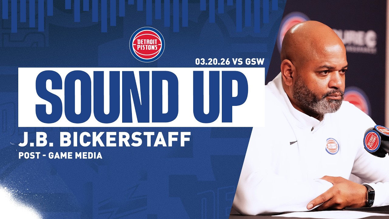 Post-Game Press Conference: J.B. Bickerstaff | Pistons vs. Warriors | 03.20.26 Post-Game Press Conference: J.B. Bickerstaff | Pistons vs. Warriors | 03.20.26