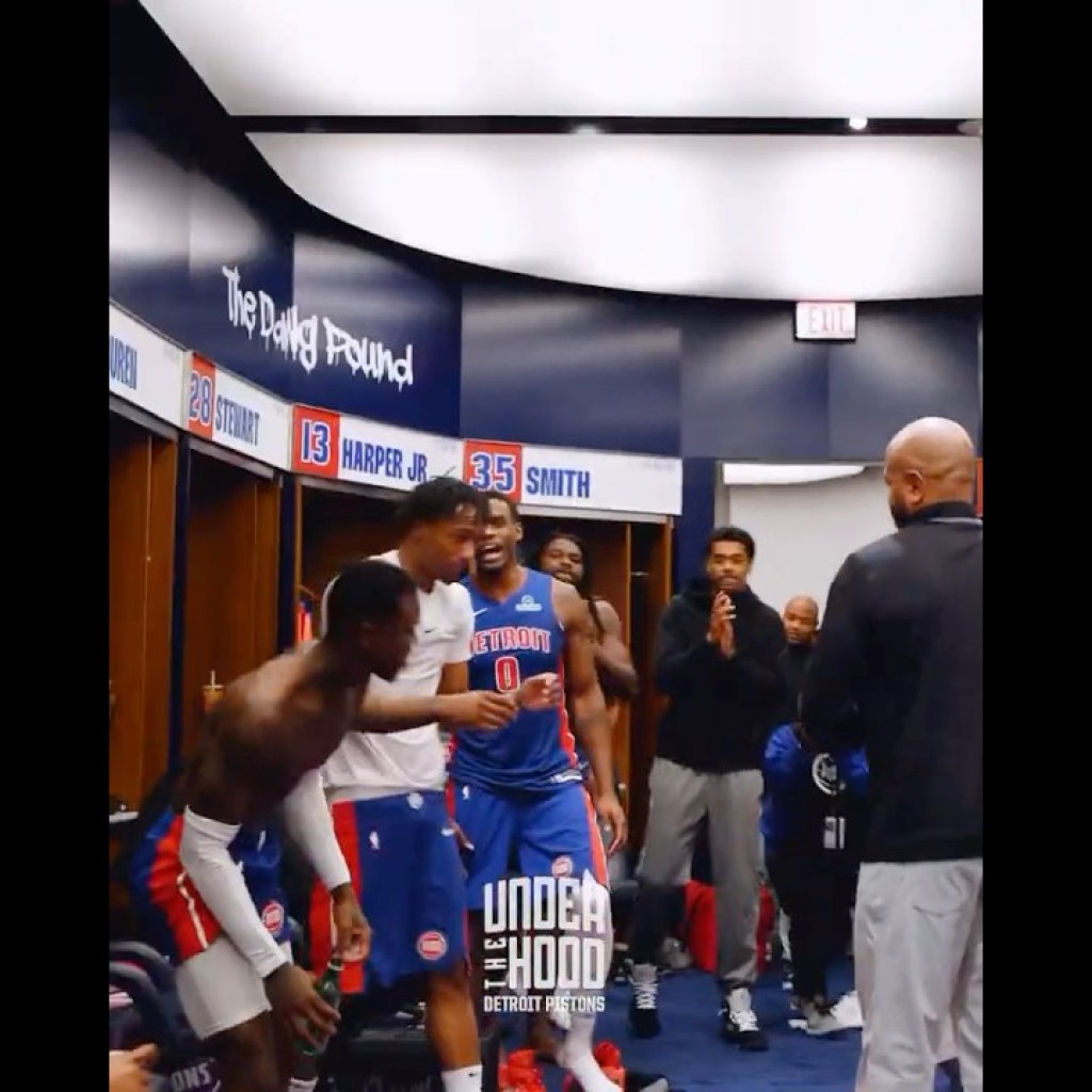 Passing Of The Belt | From Coach To The Rook #nba #detroitpistons #pistons #wwe Passing Of The Belt | From Coach To The Rook #nba #detroitpistons #pistons #wwe