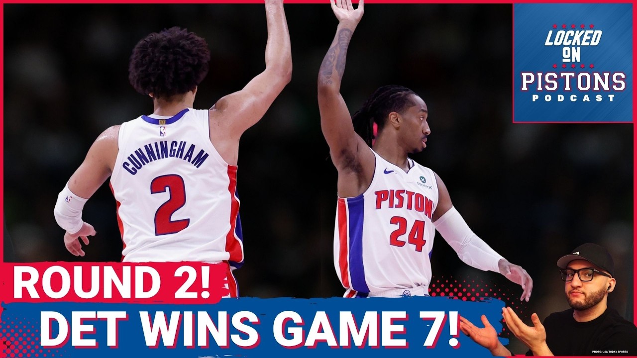 DETROIT PISTONS WIN GAME 7 AND ADVANCE TO THE SECOND ROUND FOR FIRST TIME SINCE 2008! DETROIT PISTONS WIN GAME 7 AND ADVANCE TO THE SECOND ROUND FOR FIRST TIME SINCE 2008!