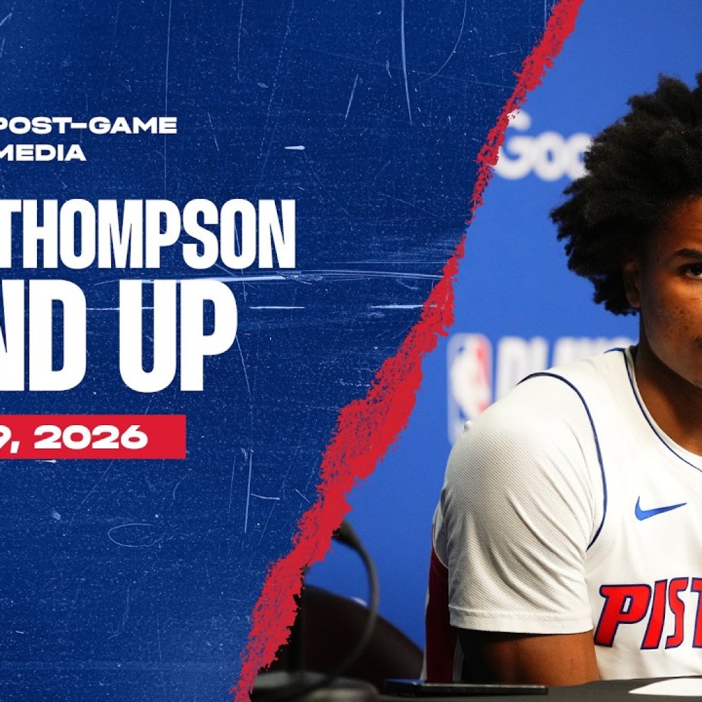 Post-Game Press Conference: Ausar Thompson | Pistons vs. Magic | 04.19.26 Post-Game Press Conference: Ausar Thompson | Pistons vs. Magic | 04.19.26