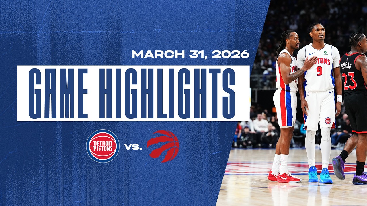 Pistons Clinch Division vs. Toronto Raptors | GAME HIGHLIGHTS | 3.31.26 Pistons Clinch Division vs. Toronto Raptors | GAME HIGHLIGHTS | 3.31.26