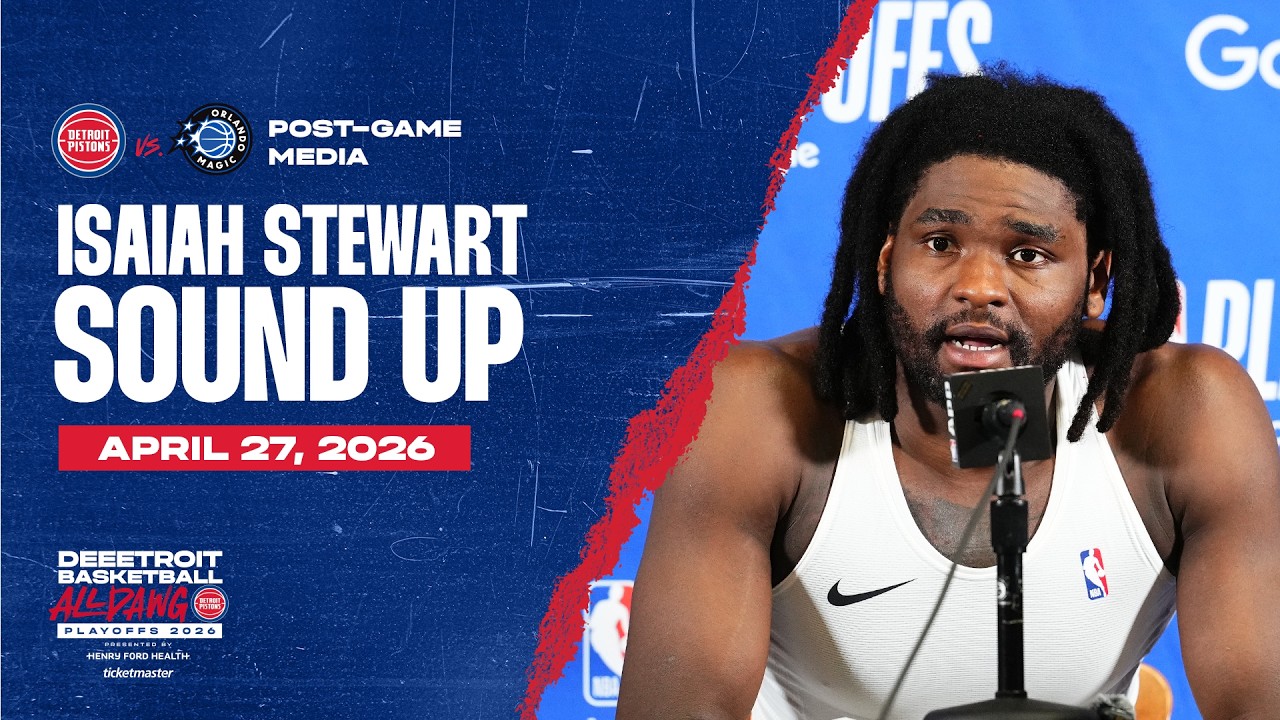 Post-Game Press Conference: Isaiah Stewart | Pistons vs. Magic | 04.27.26 Post-Game Press Conference: Isaiah Stewart | Pistons vs. Magic | 04.27.26