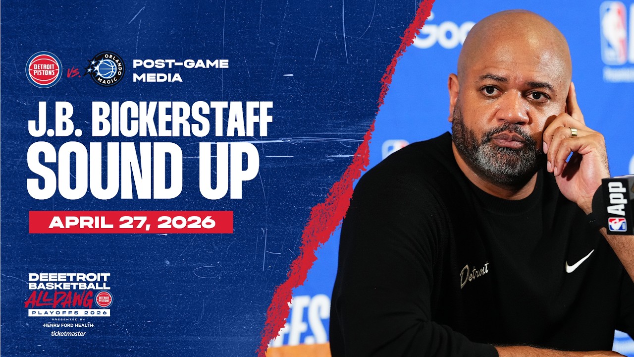 Post Game Press Conference J B Bickerstaff Pistons vs Magic 04 27 26 Lost Post Game Press Conference J B Bickerstaff Pistons vs Magic 04 27 26 Lost