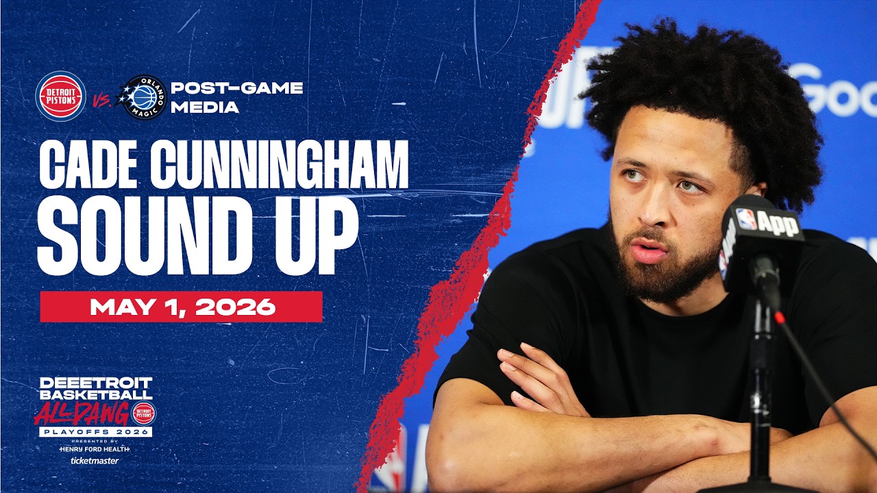 Game 6: Post-Game Press Conference: Cade Cunningham | Pistons vs. Magic | 05.01.26 Game 6: Post-Game Press Conference: Cade Cunningham | Pistons vs. Magic | 05.01.26