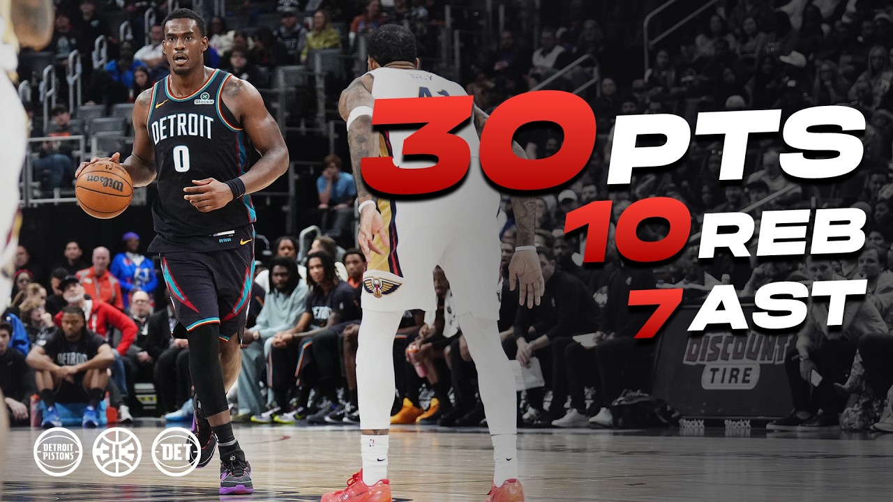 Jalen Duren 30 PTS, 10 REBS & 7 AST | Game HIighlights vs New Orleans Pelicans Jalen Duren 30 PTS, 10 REBS & 7 AST | Game HIighlights vs New Orleans Pelicans