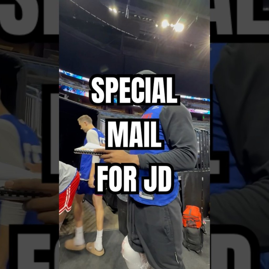 Some special mail for JD #pistons #nba Some special mail for JD #pistons #nba
