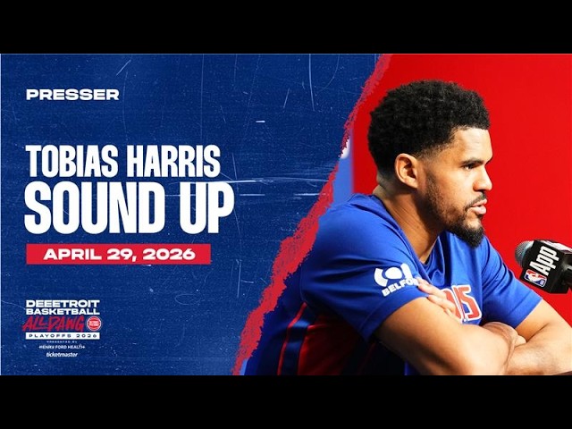 Post-Game Press Conference: Tobias Harris | Pistons vs. Magic | 04.29.26 Post-Game Press Conference: Tobias Harris | Pistons vs. Magic | 04.29.26