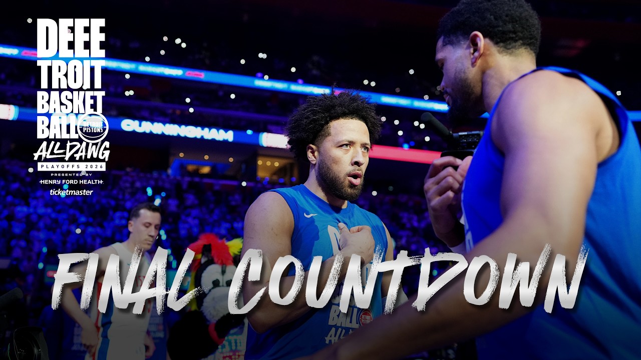 Detroit Pistons Playoff Intros | Final Countdown Detroit Pistons Playoff Intros | Final Countdown