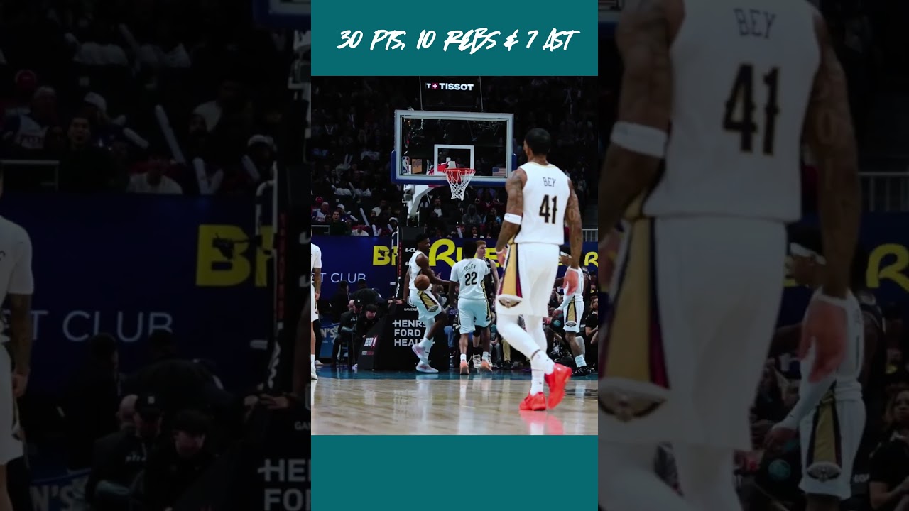 Jalen Duren 30 PTS, 10 REBS & 7 AST | Game HIighlights vs New Orleans Pelicans #nba #pistons Jalen Duren 30 PTS, 10 REBS & 7 AST | Game HIighlights vs New Orleans Pelicans #nba #pistons