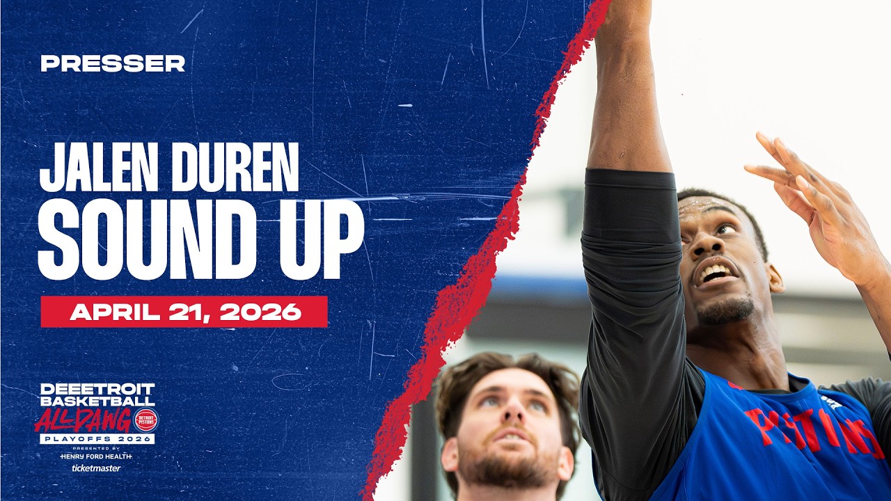 Postseason Media Availability | Jalen Duren | Tuesday, April 21th 2026 Postseason Media Availability | Jalen Duren | Tuesday, April 21th 2026