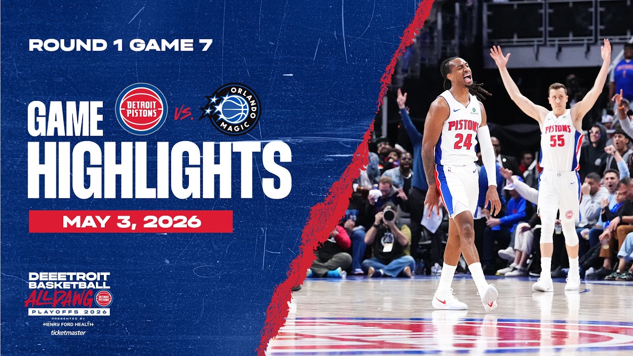 Never Say Die: Pistons Close Out Magic | Game Highlights | 05.03.26 Never Say Die: Pistons Close Out Magic | Game Highlights | 05.03.26