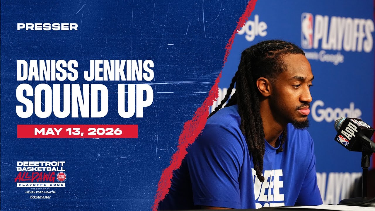 Round 2 Game 5: Post-Game Press Conference: Daniss Jenkins | Pistons vs. Cavs | 05.13.26 Round 2 Game 5: Post-Game Press Conference: Daniss Jenkins | Pistons vs. Cavs | 05.13.26