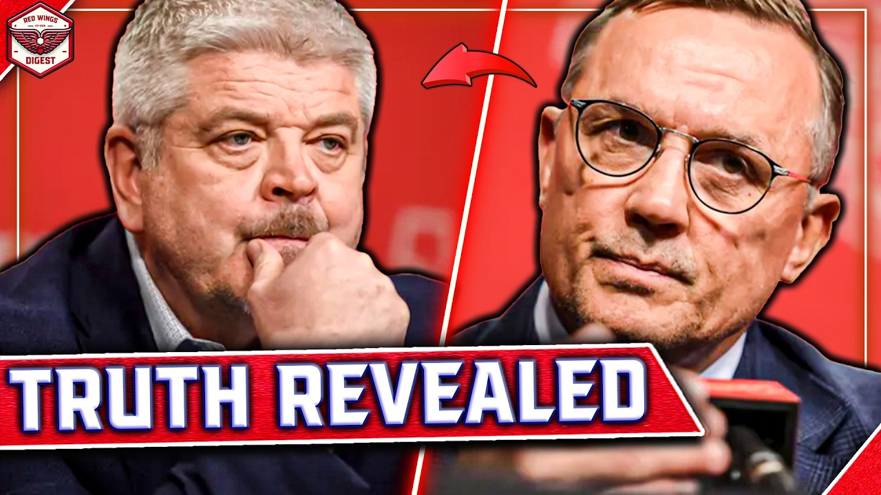 This just revealed everything about the Red Wings future… This just revealed everything about the Red Wings future…