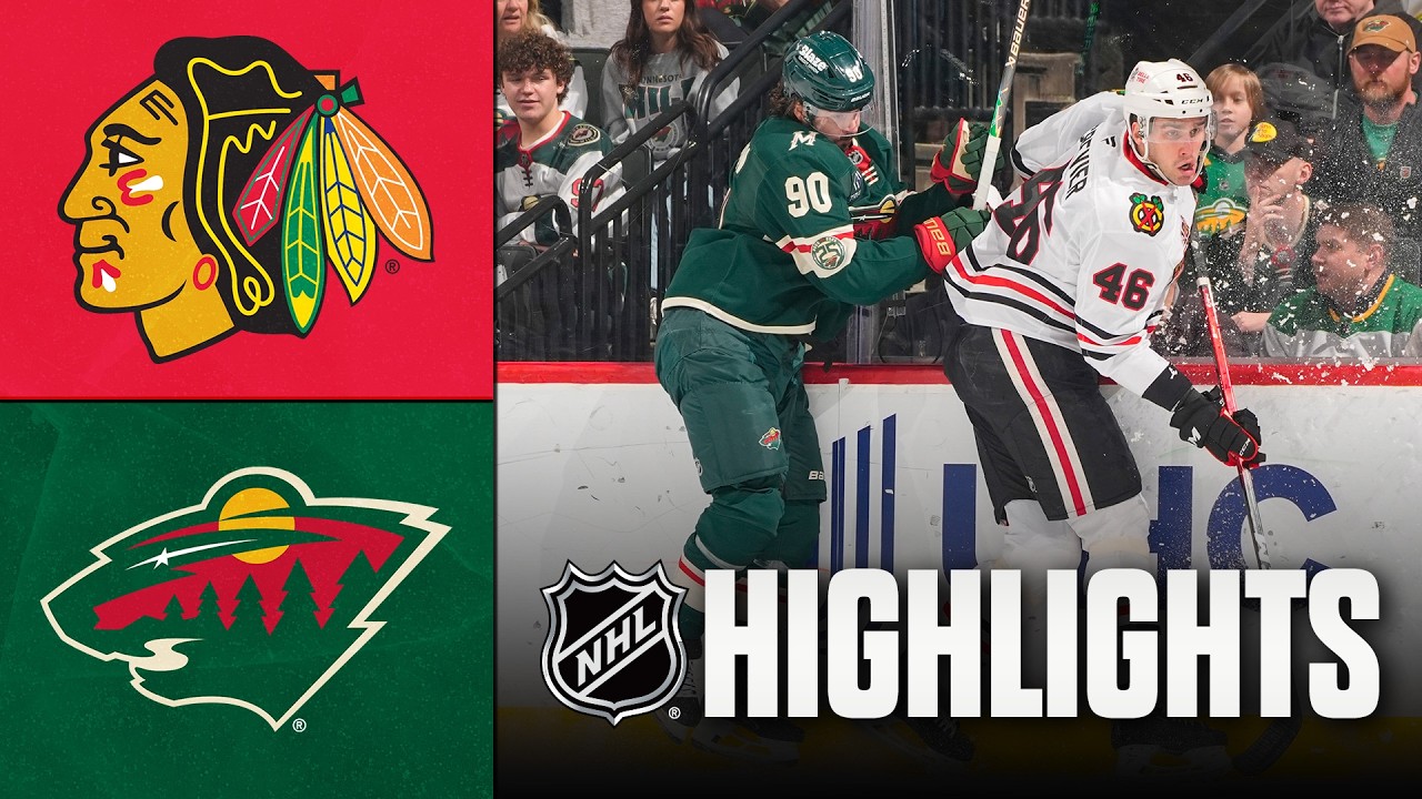 Blackhawks vs. Wild | NHL Highlights | March 19, 2026 Blackhawks vs. Wild | NHL Highlights | March 19, 2026