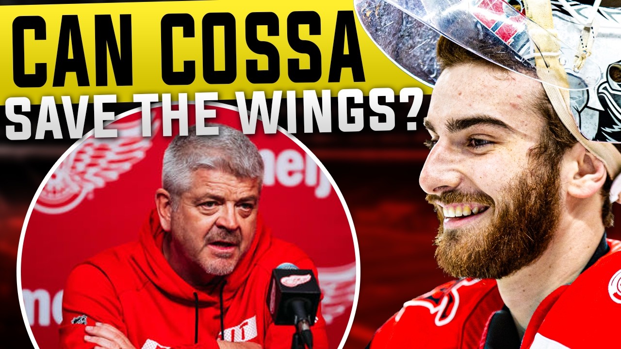 Why the Red Wings Playoffs’ Rely on Rookie Sebastian Cossa Why the Red Wings Playoffs’ Rely on Rookie Sebastian Cossa