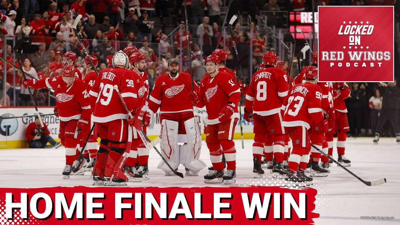 Seider and Raymond tally 3 points each, leading the way to Detroit’s home finale win over the Stars Seider and Raymond tally 3 points each, leading the way to Detroit’s home finale win over the Stars
