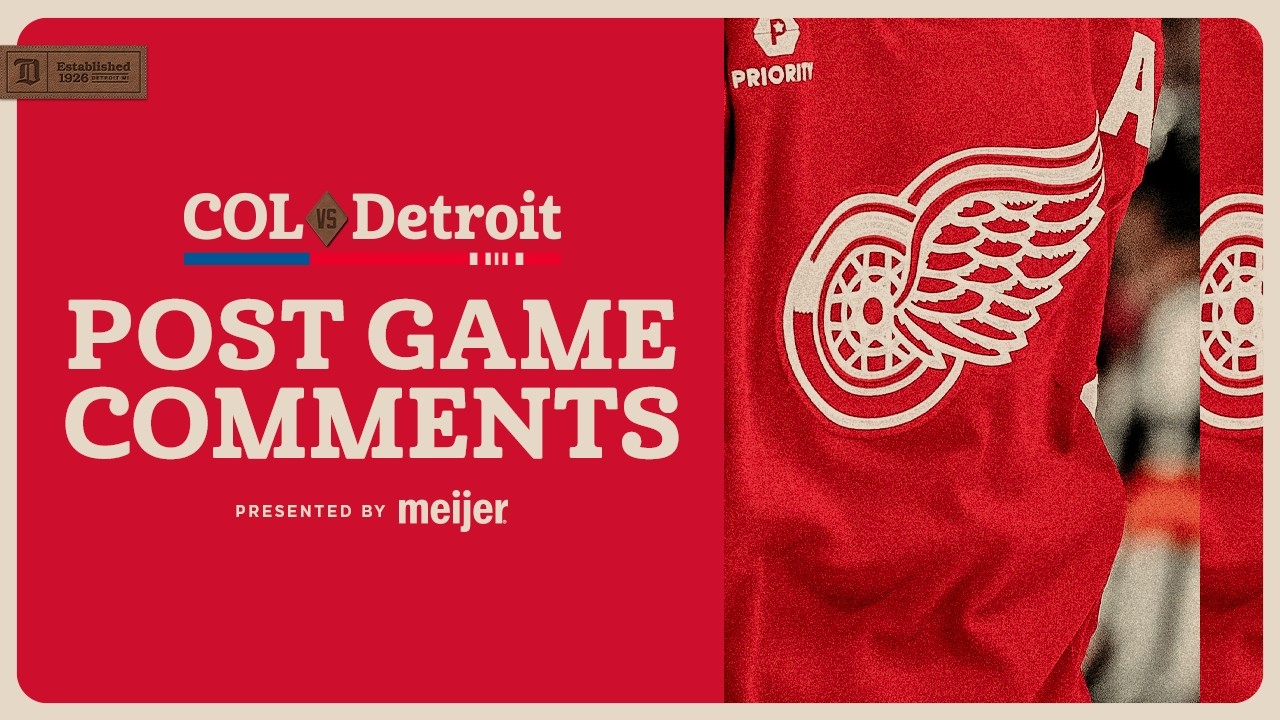 Dylan Larkin, JT Compher, Todd McLellan Post Game Comments vs COL | Jan. 31, 2026 Dylan Larkin, JT Compher, Todd McLellan Post Game Comments vs COL | Jan. 31, 2026