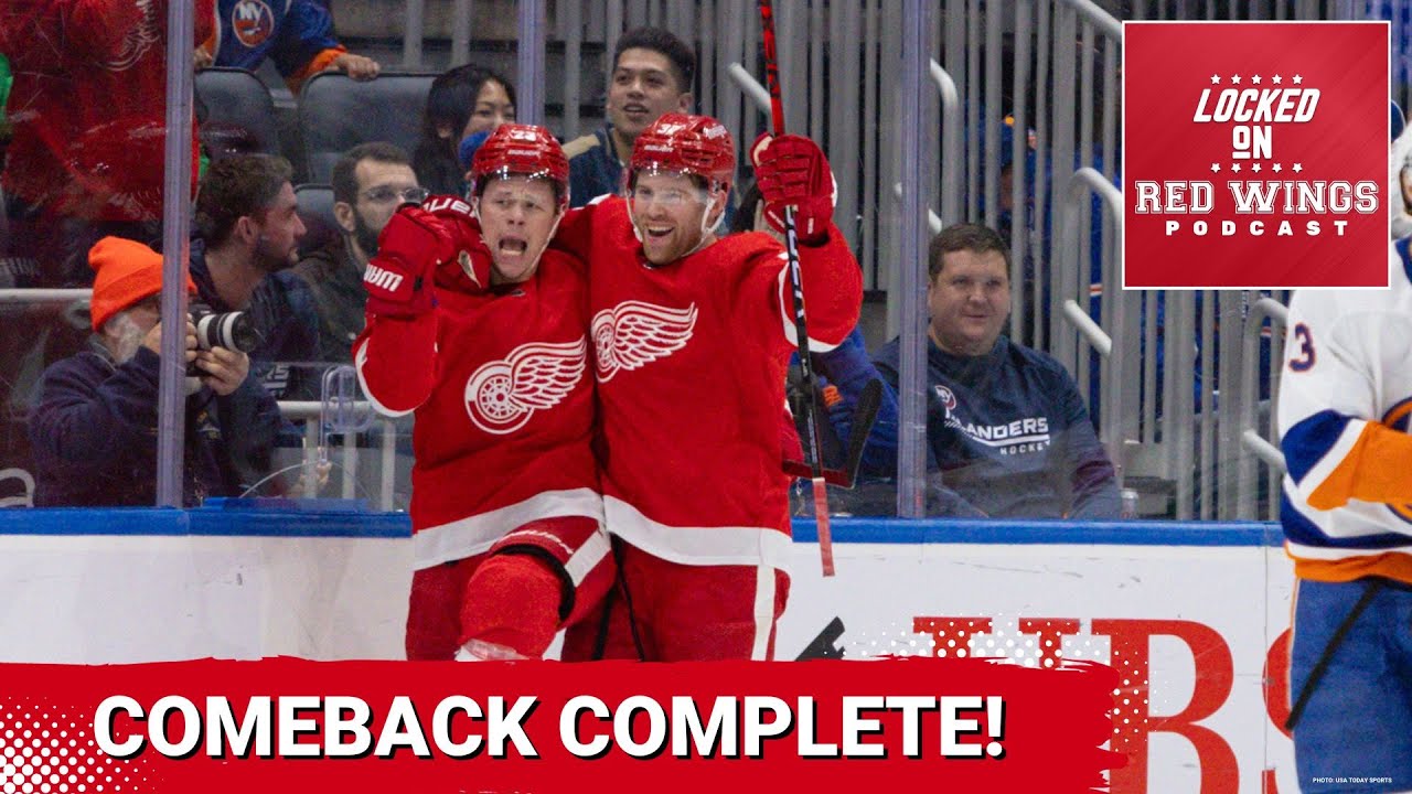 Detroit Red Wings Complete Comeback in OT Over the New York Islanders, Snapping Their Losing Skid! Detroit Red Wings Complete Comeback in OT Over the New York Islanders, Snapping Their Losing Skid!