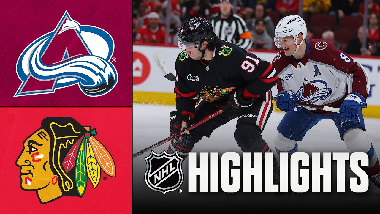Avalanche vs. Blackhawks | NHL Highlights | March 20, 2026 Avalanche vs. Blackhawks | NHL Highlights | March 20, 2026