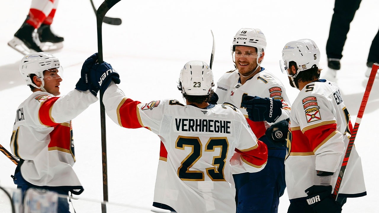 Panthers STEAL game vs. Wings with TWO late goals!! Panthers STEAL game vs. Wings with TWO late goals!!