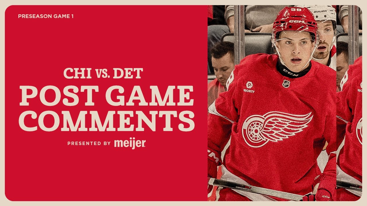 Emmitt Finnie, Carter Mazur, Todd McLellan Post Game Comments vs CHI | Sept. 23, 2025 Emmitt Finnie, Carter Mazur, Todd McLellan Post Game Comments vs CHI | Sept. 23, 2025