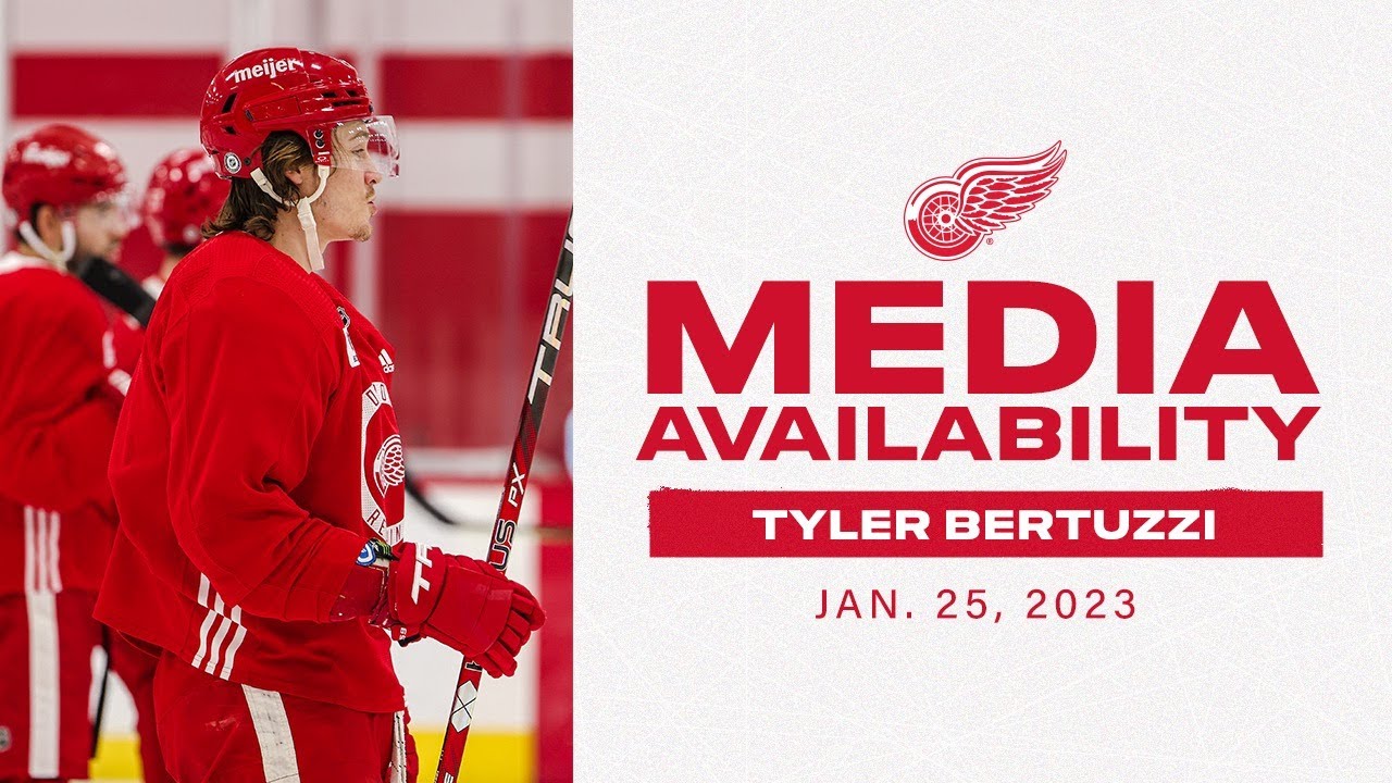 Tyler Bertuzzi talks injury, fathers/mentors trip & more following practice Tyler Bertuzzi talks injury, fathers/mentors trip & more following practice