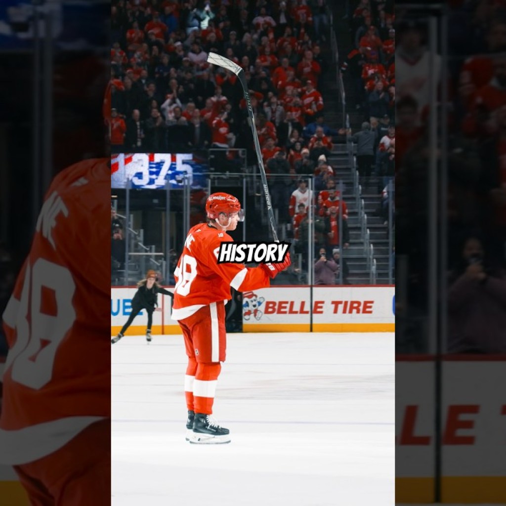 Patrick Kane on the mic as he makes history with his 1375th NHL point Patrick Kane on the mic as he makes history with his 1375th NHL point