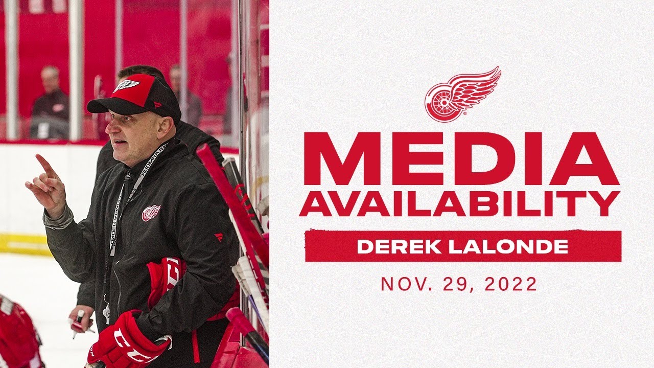 Head Coach Derek Lalonde following Tuesday’s practice day Head Coach Derek Lalonde following Tuesday’s practice day