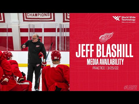 Jeff Blashill | Detroit Red Wings Practice | 3/25/22 Jeff Blashill | Detroit Red Wings Practice | 3/25/22