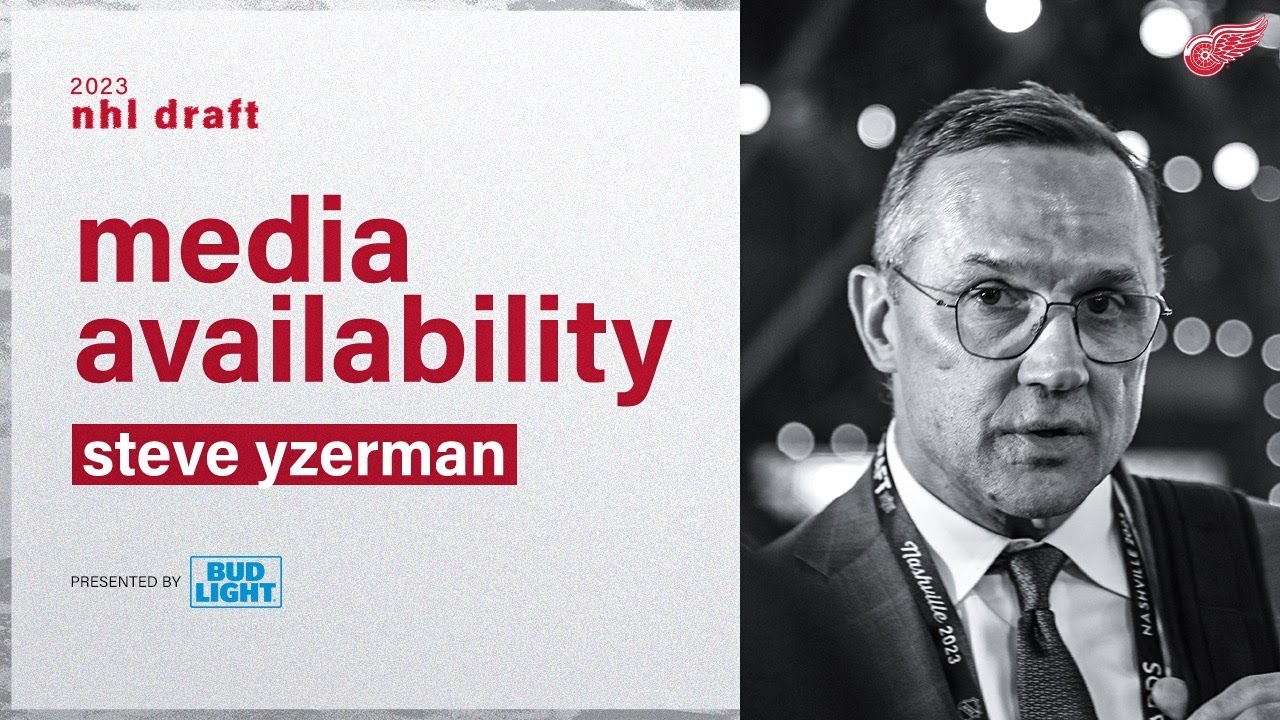 Steve Yzerman on the Red Wings First Round Picks, Nate Danielson and Axel Sandin Pellikka Steve Yzerman on the Red Wings First Round Picks, Nate Danielson and Axel Sandin Pellikka