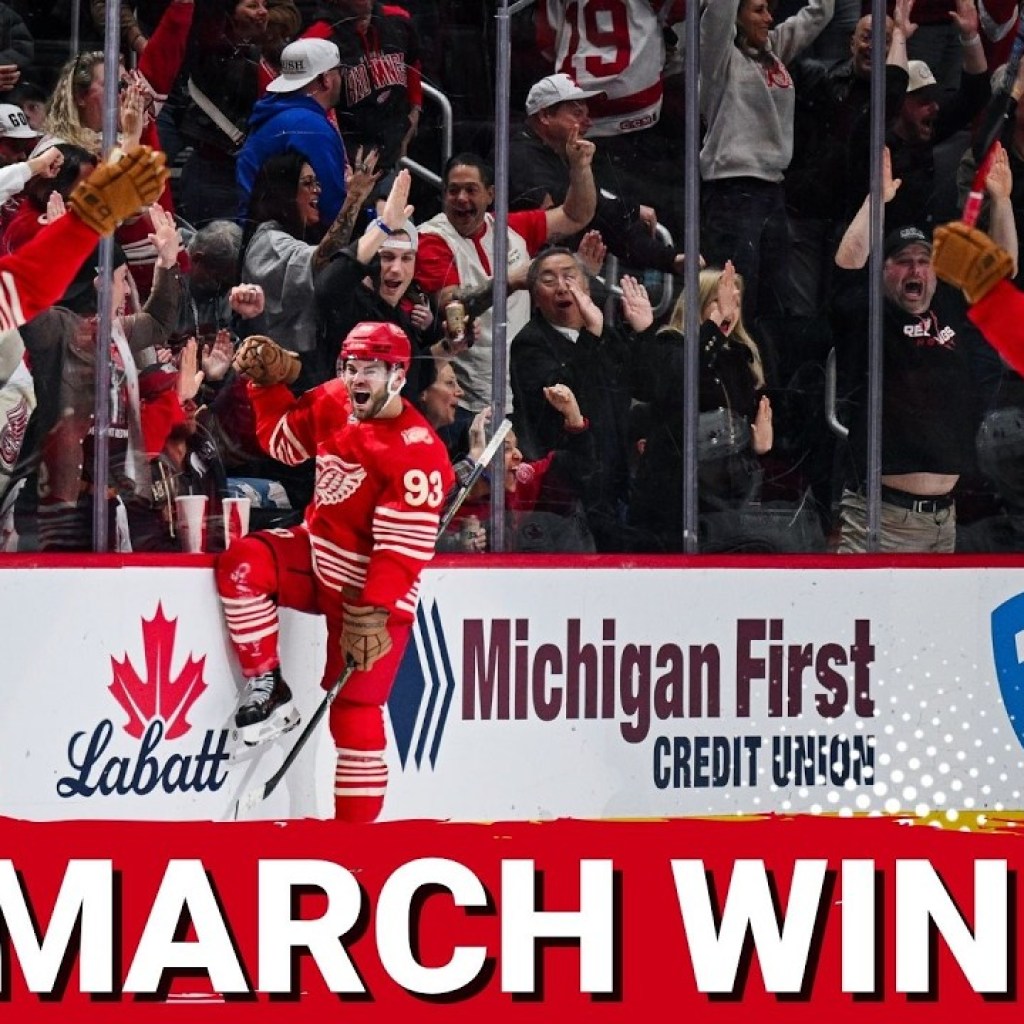 BIG MARCH WIN! Alex DeBrincat’s 2nd straight 3-point night fuels Red Wings win over Canadiens BIG MARCH WIN! Alex DeBrincat’s 2nd straight 3-point night fuels Red Wings win over Canadiens