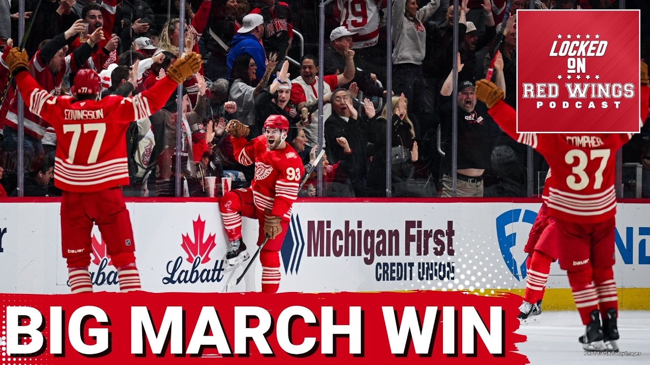 BIG MARCH WIN! Alex DeBrincat’s 2nd straight 3-point night fuels Red Wings win over Canadiens BIG MARCH WIN! Alex DeBrincat’s 2nd straight 3-point night fuels Red Wings win over Canadiens