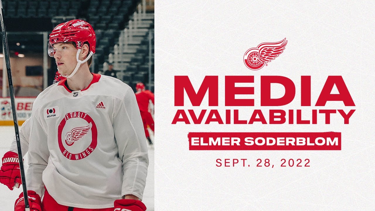 Elmer Soderblom ahead of Chicago vs. Detroit Elmer Soderblom ahead of Chicago vs. Detroit